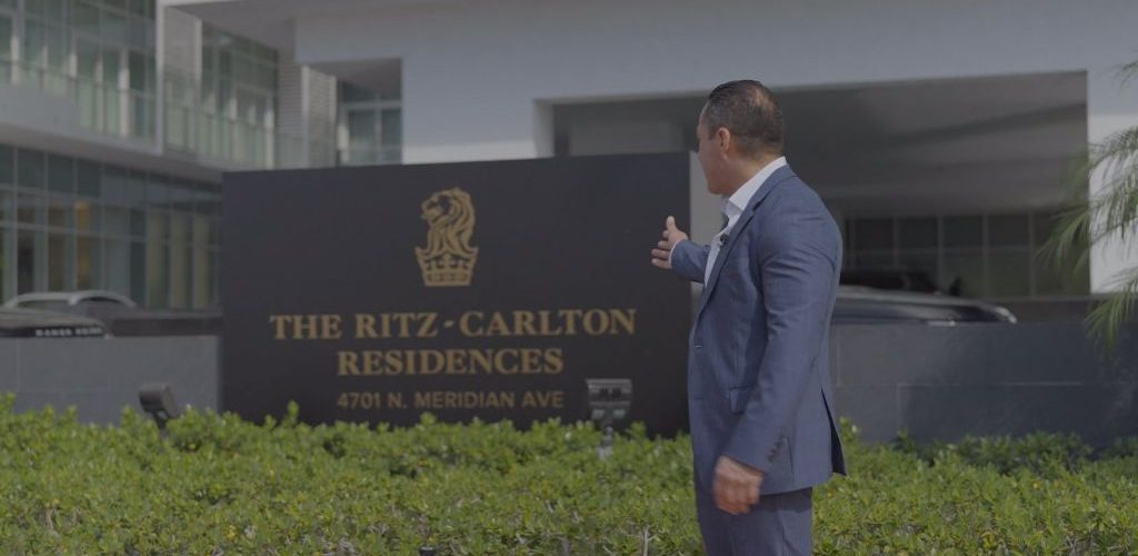Lucas Lechuga at The Ritz-Carlton Residences Miami Beach