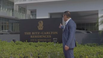Lucas Lechuga at The Ritz-Carlton Residences Miami Beach