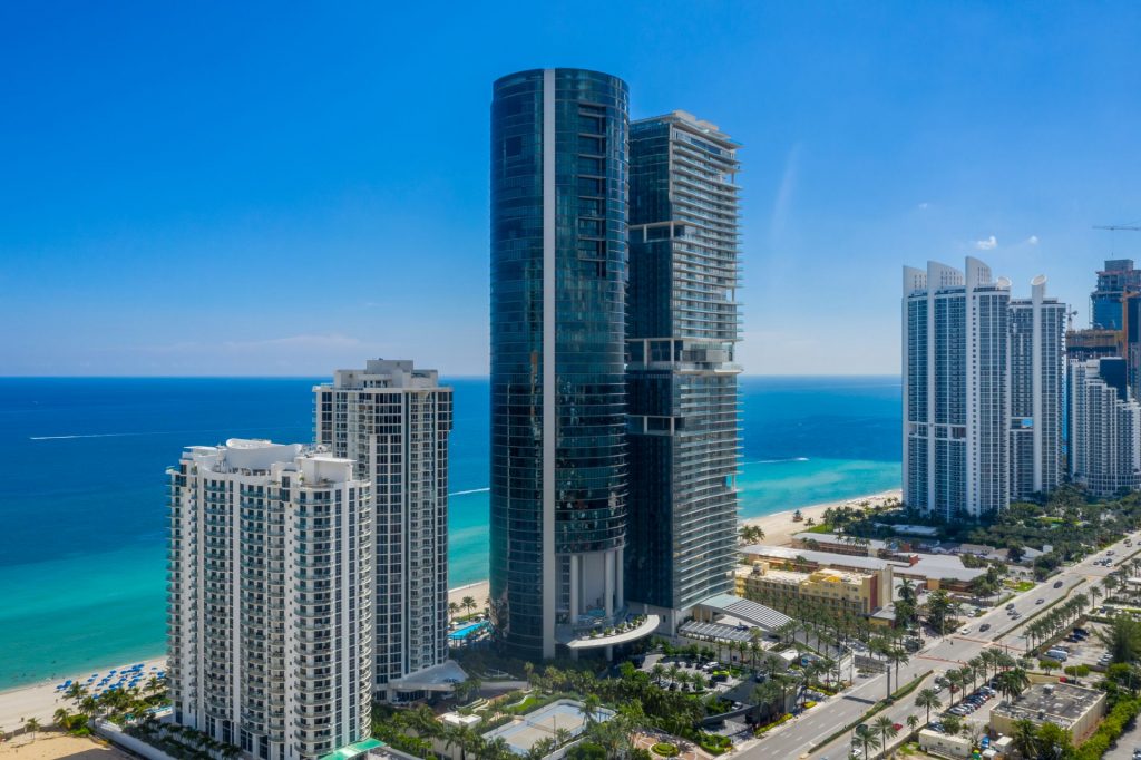 Porsche Design Tower in Sunny Isles Beach